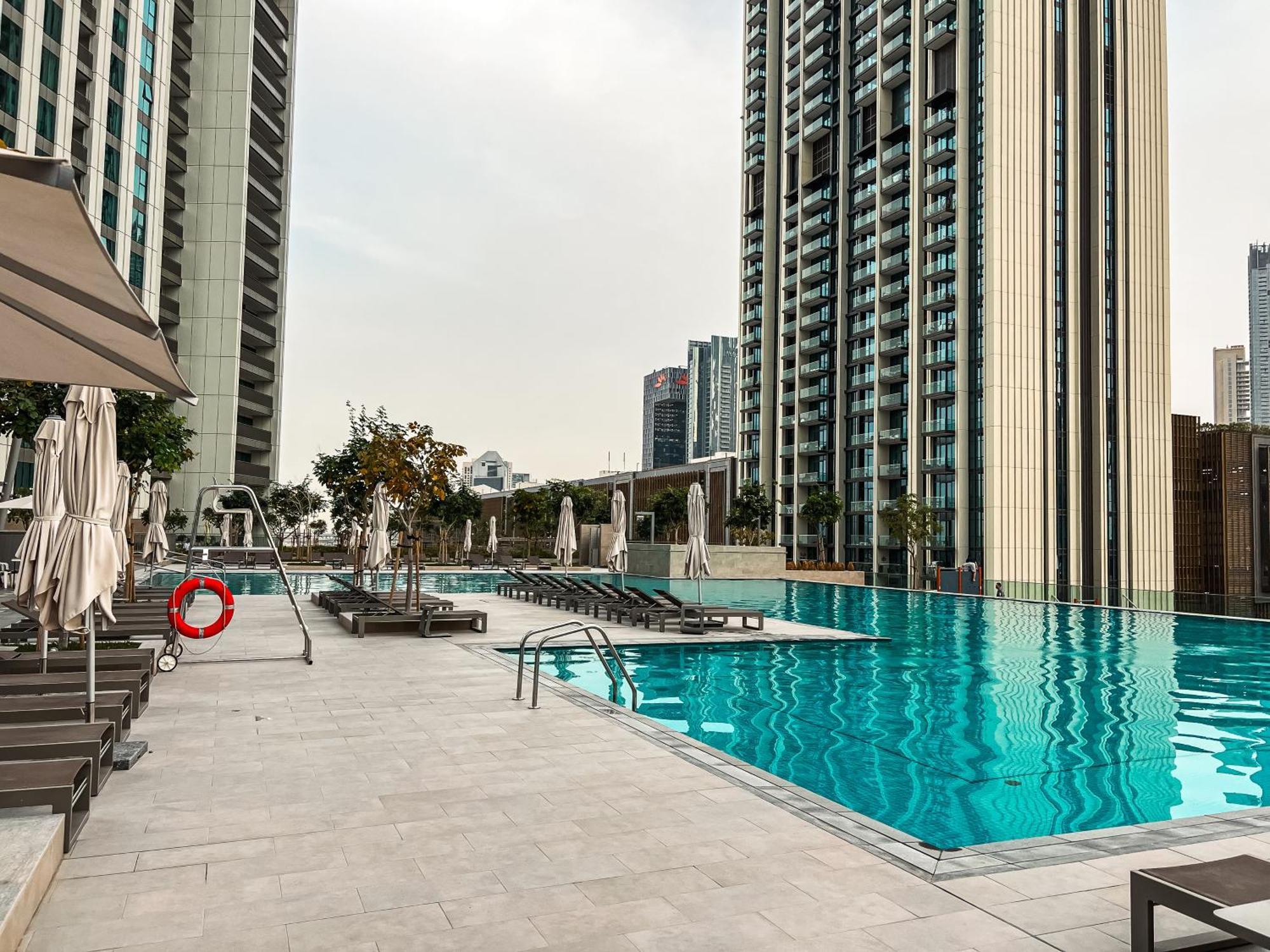 Stunning Burj View Dubai Mall Access Infinity Pool Apartment Exterior photo